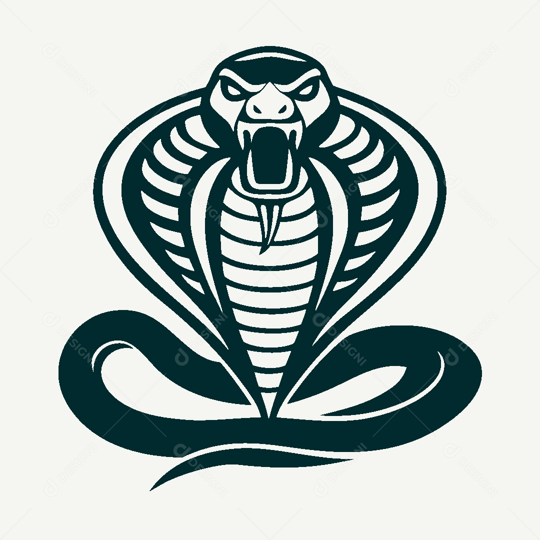 Modelo de Logo de Cobra Vetor EPS