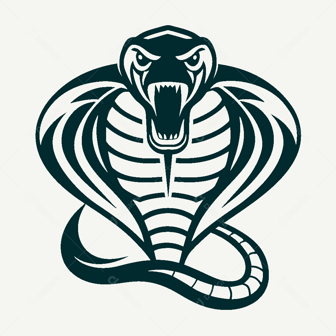 Modelo de Logo de Cobra Vetor EPS