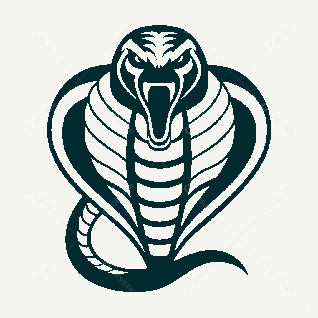 Modelo de Logo de Cobra Vetor EPS