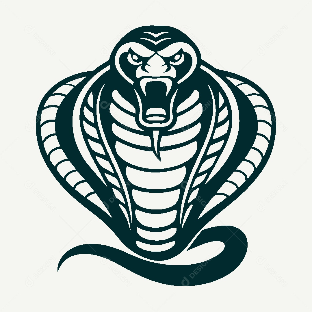 Modelo de Logo de Cobra Vetor EPS