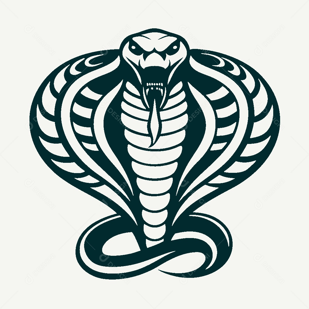 Modelo de Logo de Cobra Vetor EPS