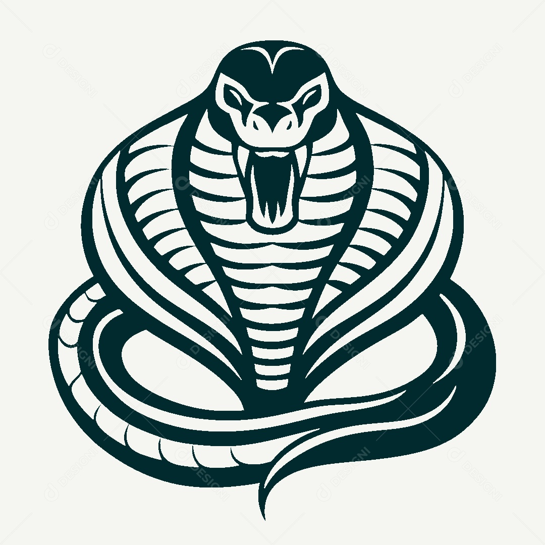 Modelo de Logo de Cobra Vetor EPS