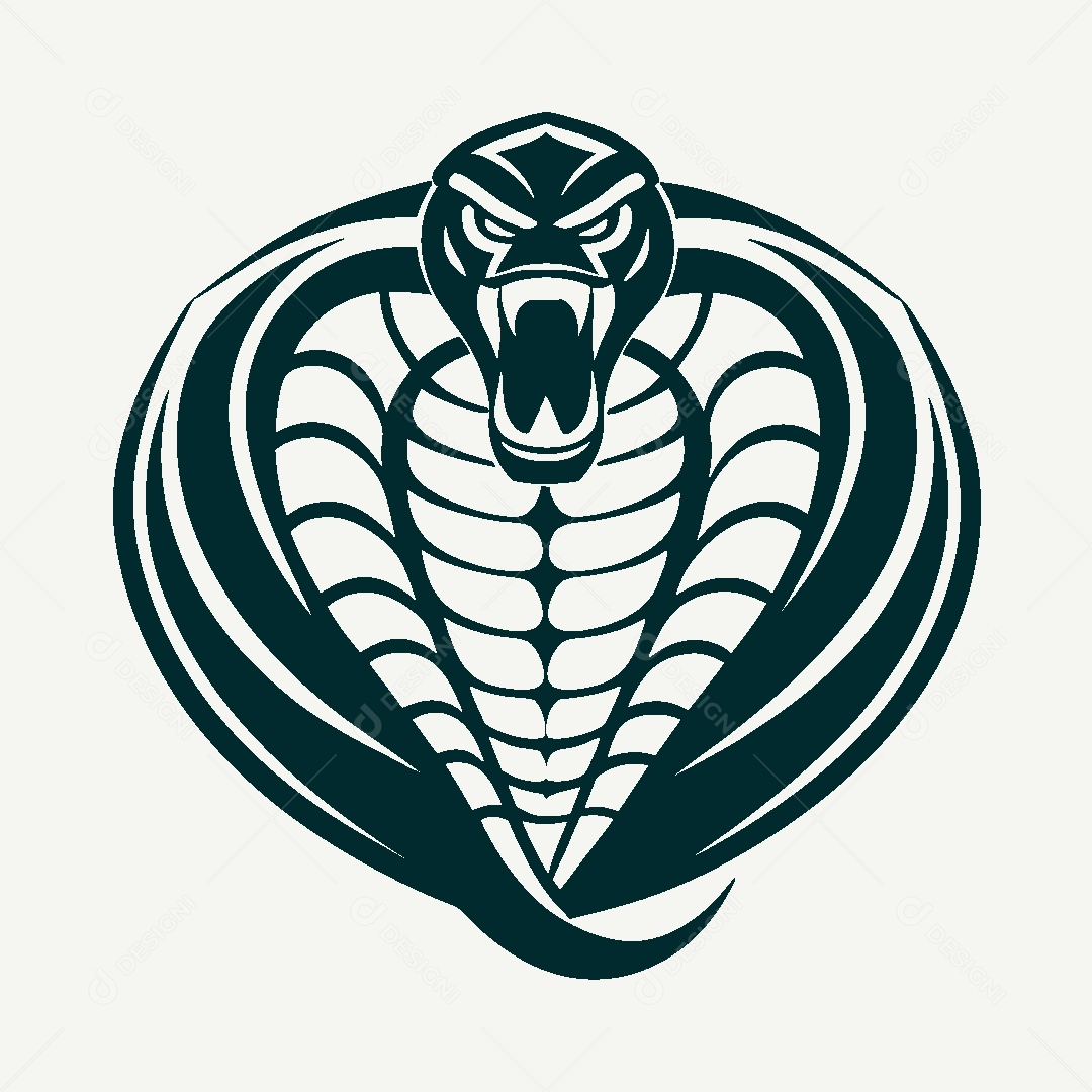 Modelo de Logo de Cobra Vetor EPS