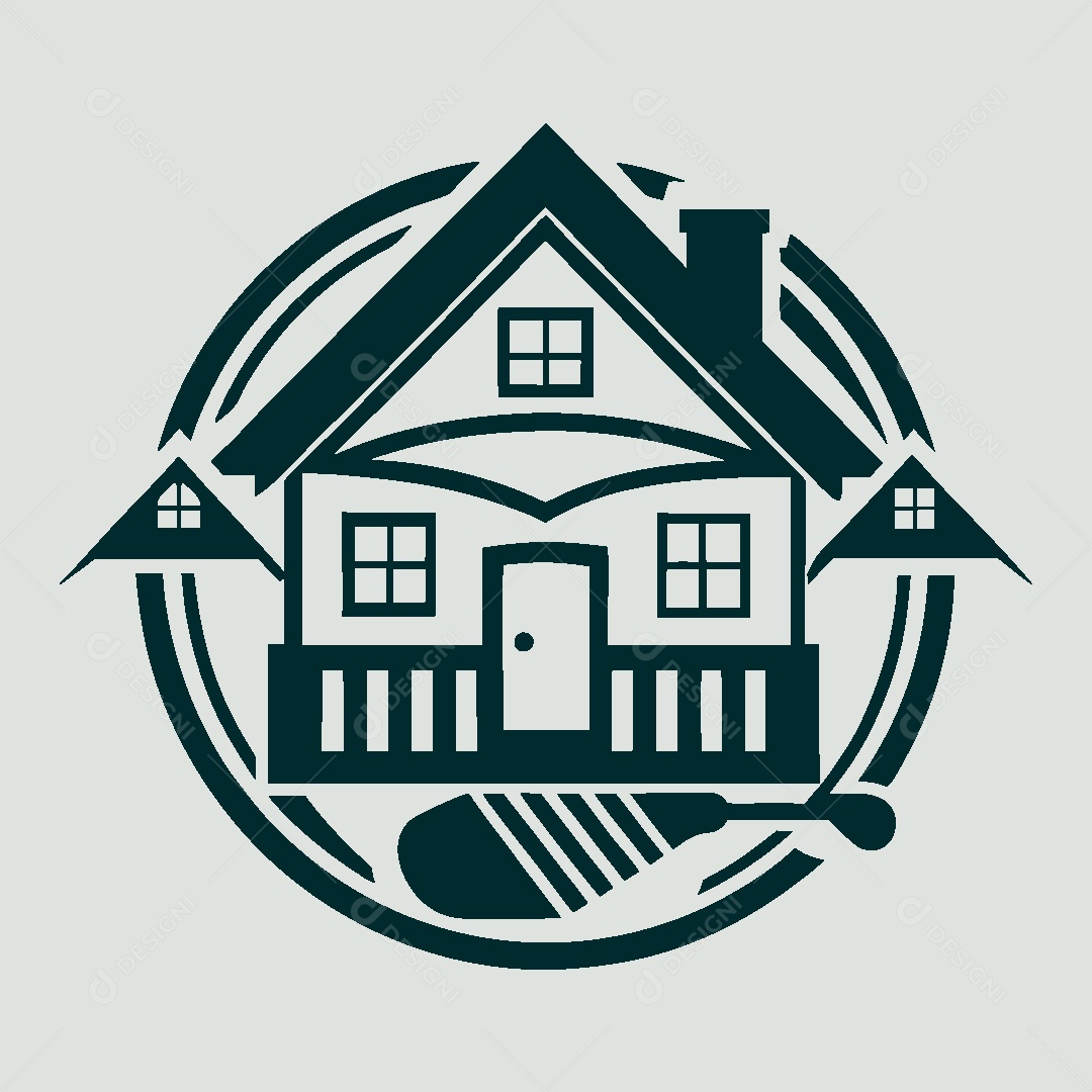 Modelo de Logo de Casa Vetor EPS