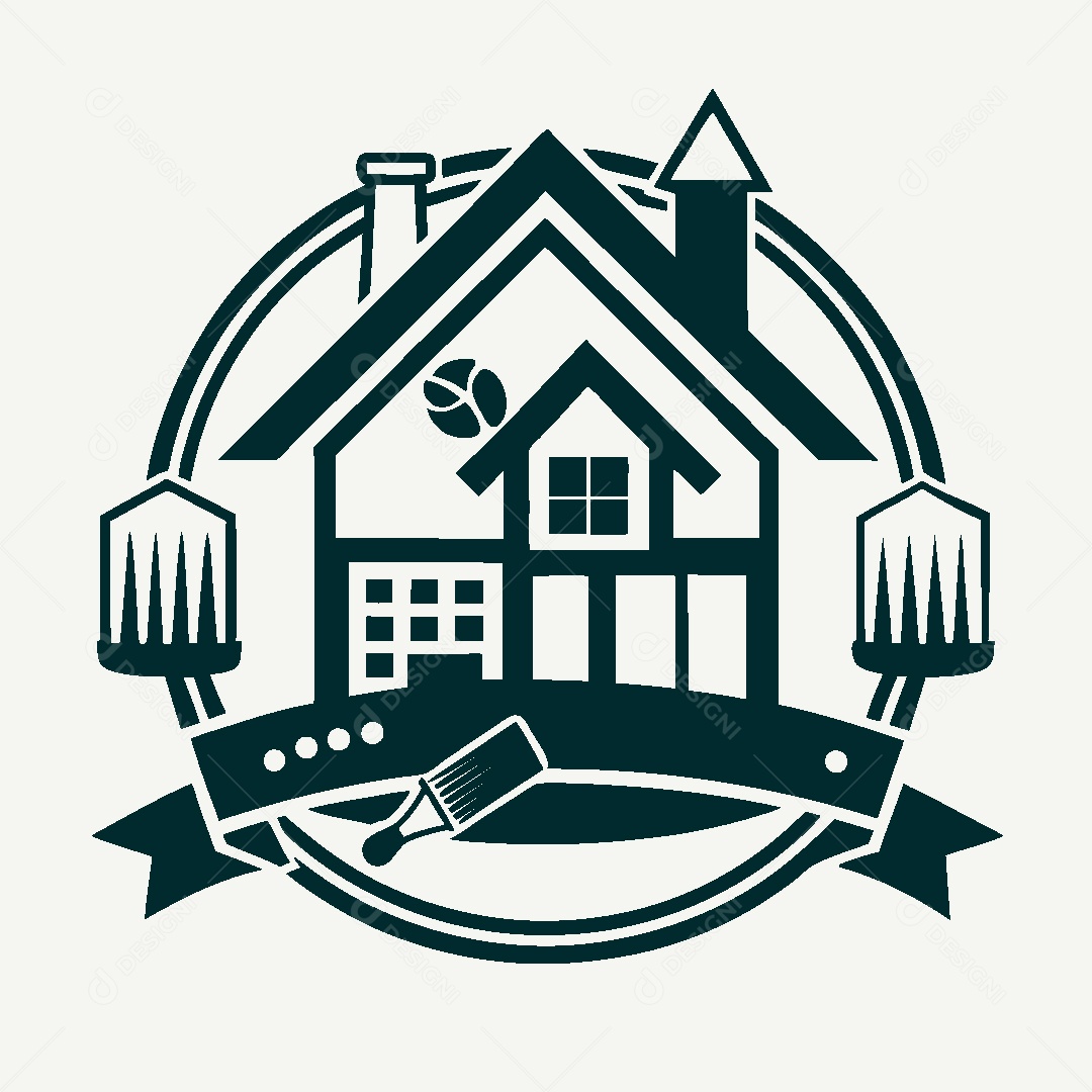 Modelo de Logo de Casa Vetor EPS