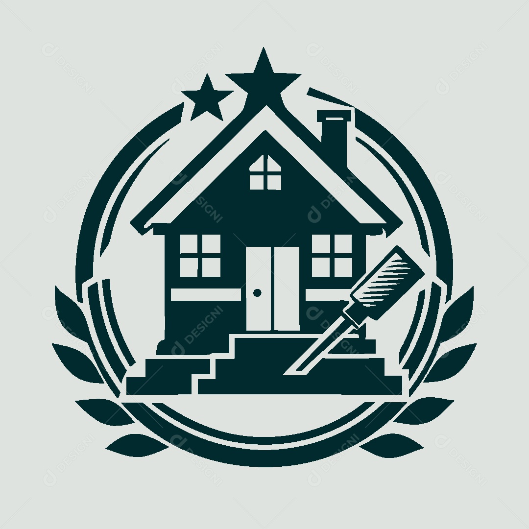 Modelo de Logo de Casa Vetor EPS