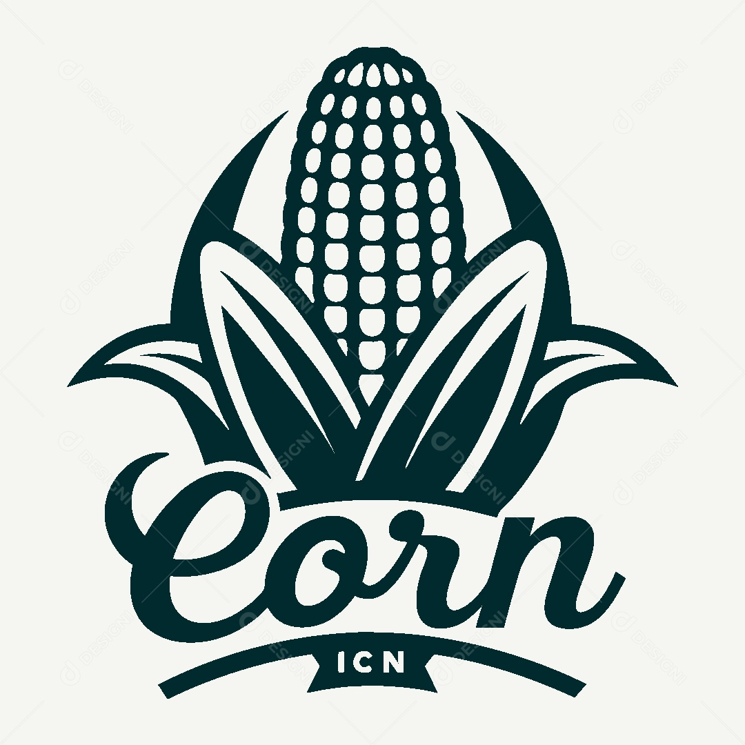 Modelo de Logo de Milho Vetor EPS