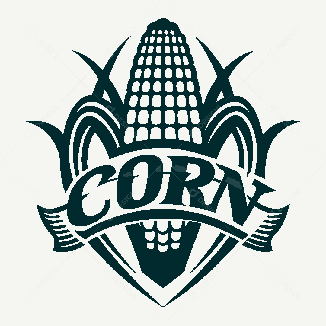 Modelo de Logo de Milho Vetor EPS