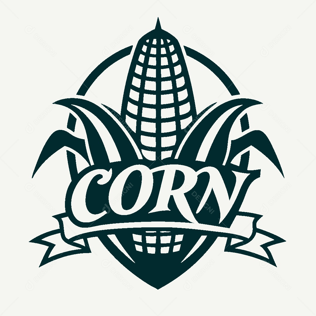 Modelo de Logo de Milho Vetor EPS