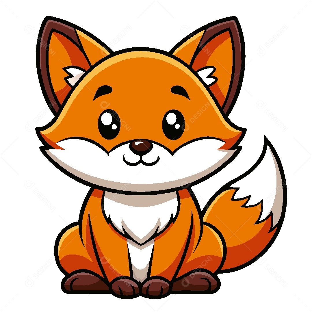Raposa Ilustração Vetor EPS