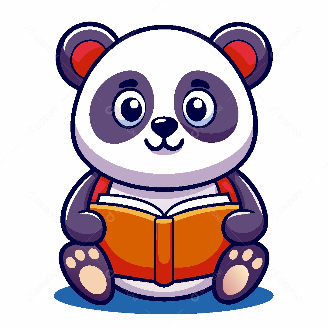 Urso Panda Personagem Ilustração Vetor EPS
