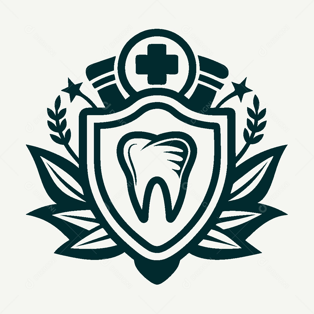 Modelo de Logo de Dentista Vetor EPS