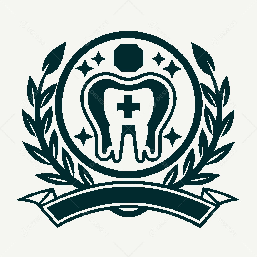 Modelo de Logo de Dentista Vetor EPS