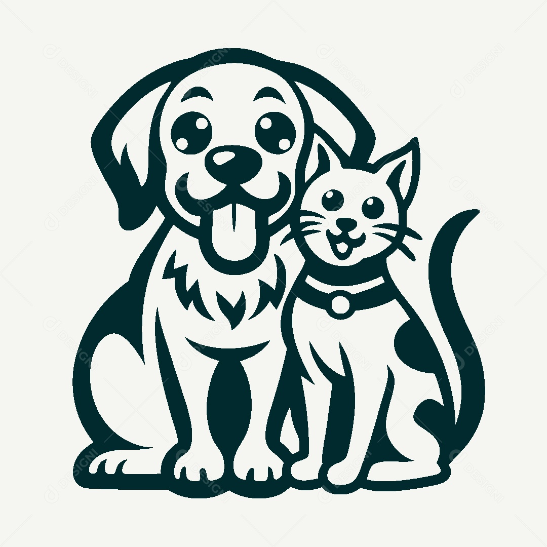 Modelo de Logo de Petshop Vetor EPS