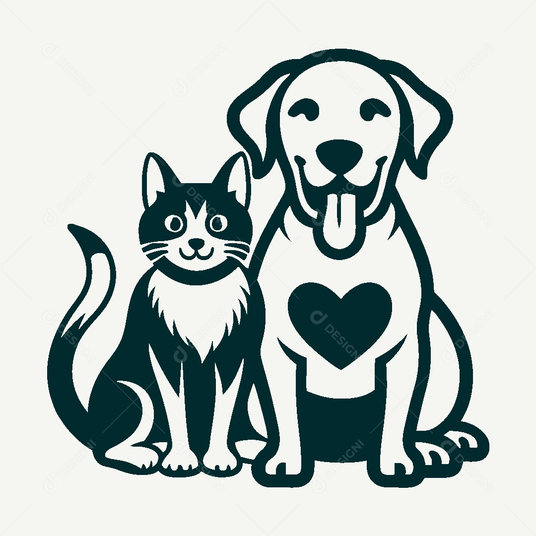 Modelo de Logo de Petshop Vetor EPS