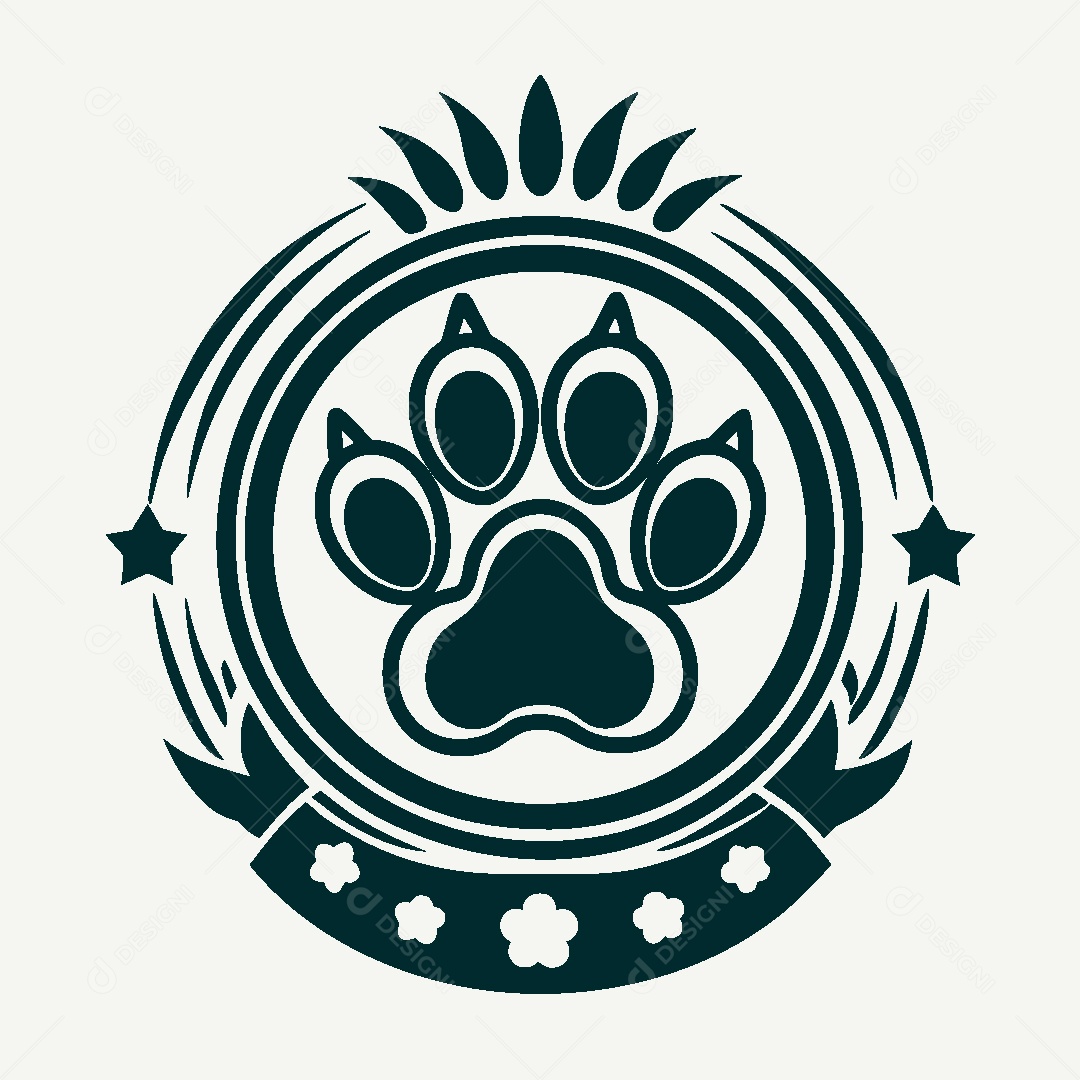 Modelo de Logo de Petshop Vetor EPS