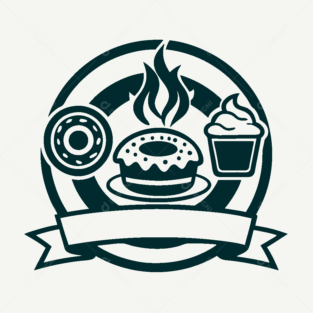 Modelo de Logo de Cafeteria Vetor EPS