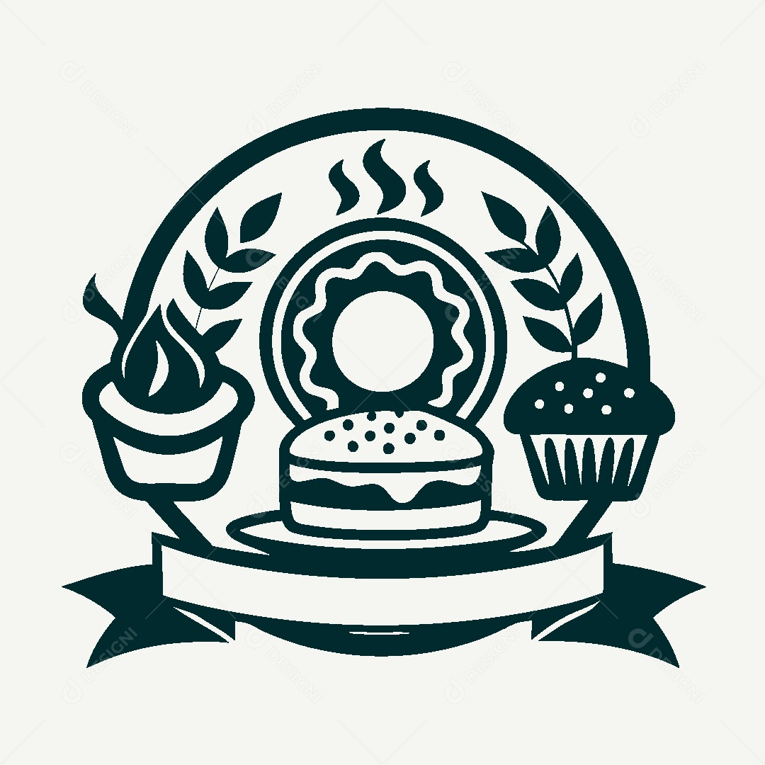 Modelo de Logo de Cafeteria Vetor EPS