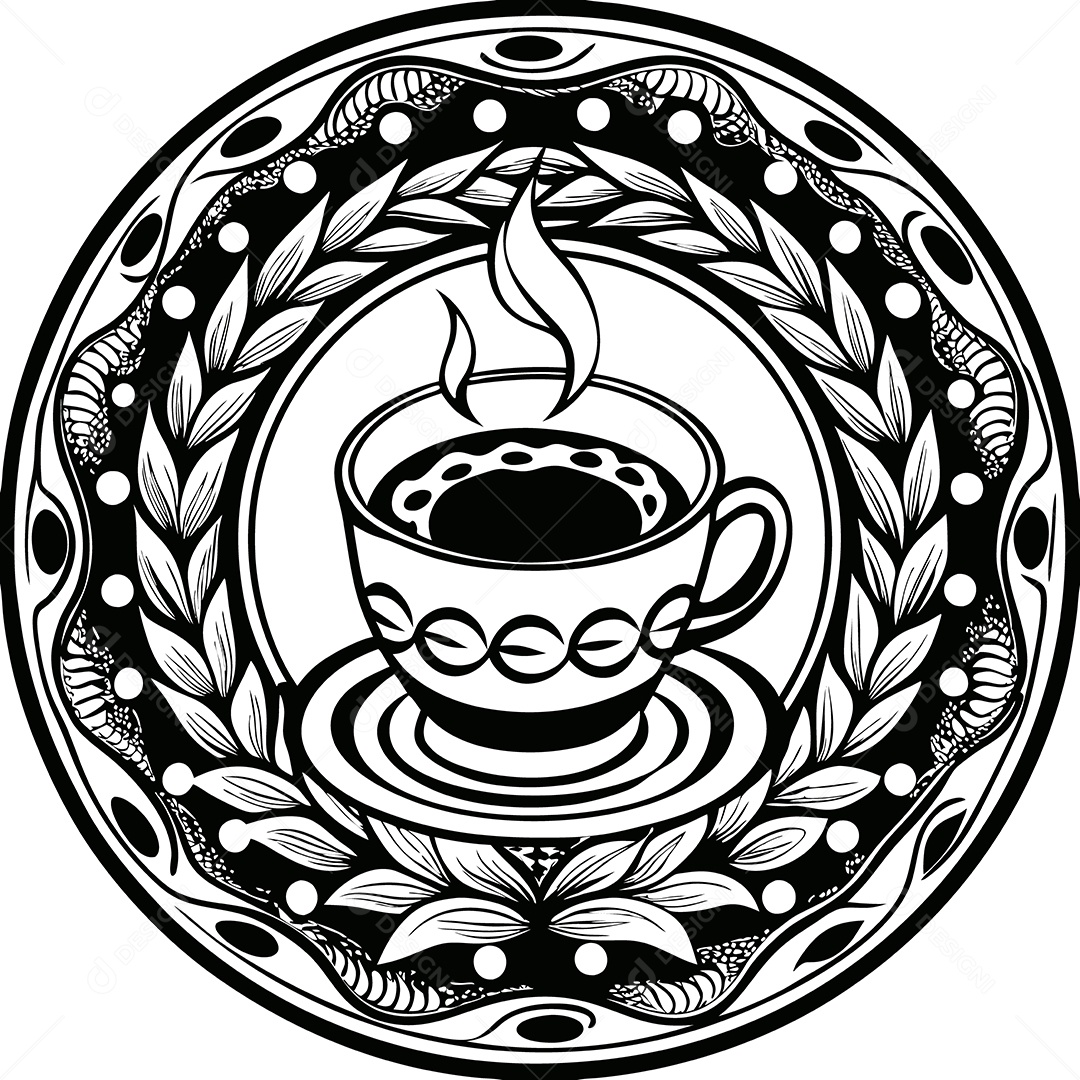 Modelo de Logo de Cafeteria Vetor EPS