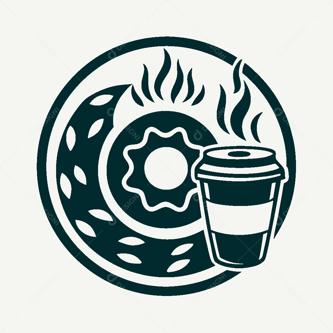 Modelo de Logo de Cafeteria Vetor EPS