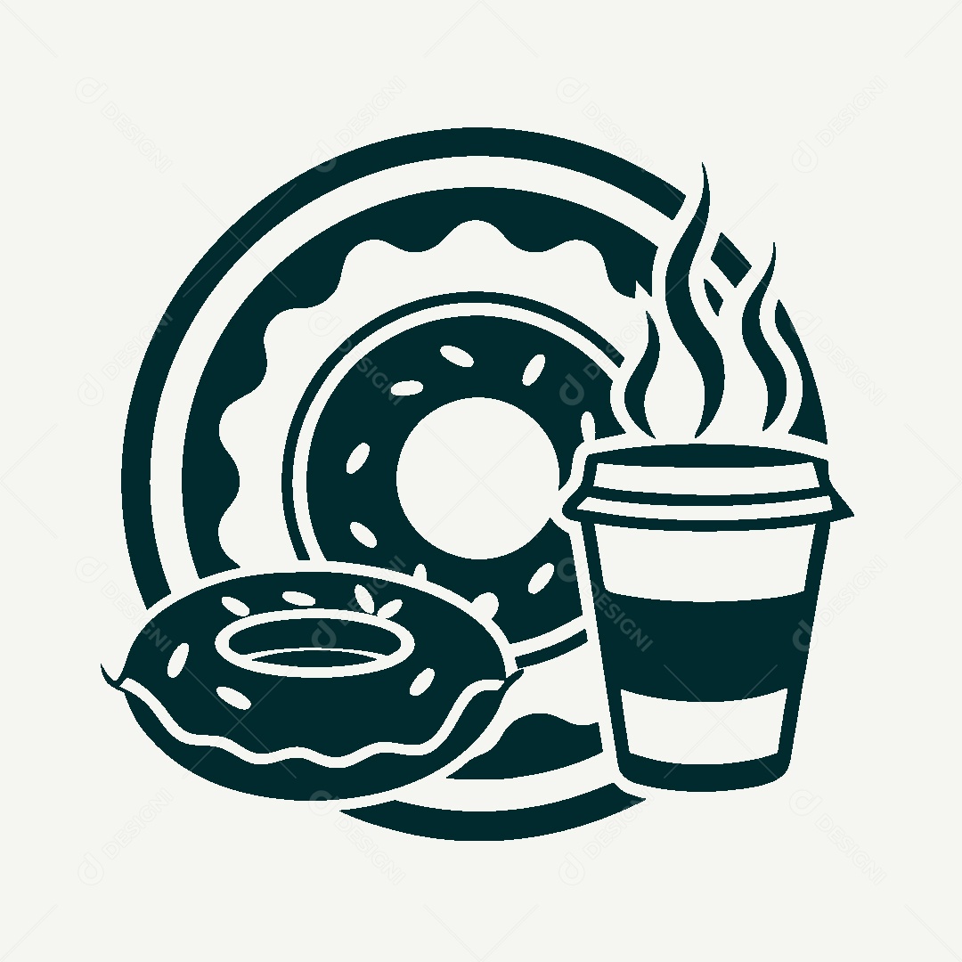 Modelo de Logo de Cafeteria Vetor EPS