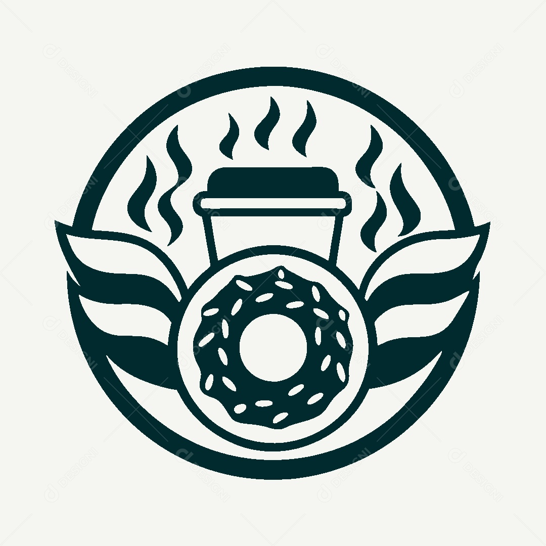 Modelo de Logo de Cafeteria Vetor EPS