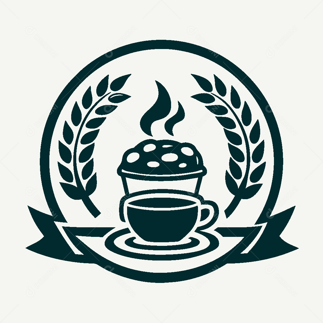 Modelo de Logo de Cafeteria Vetor EPS