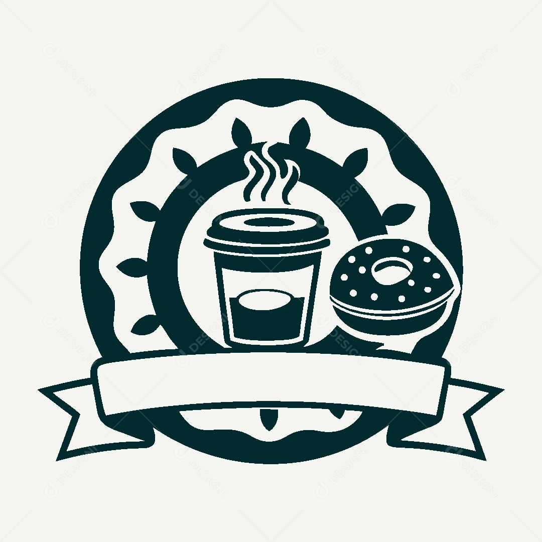 Modelo de Logo de Cafeteria Vetor EPS