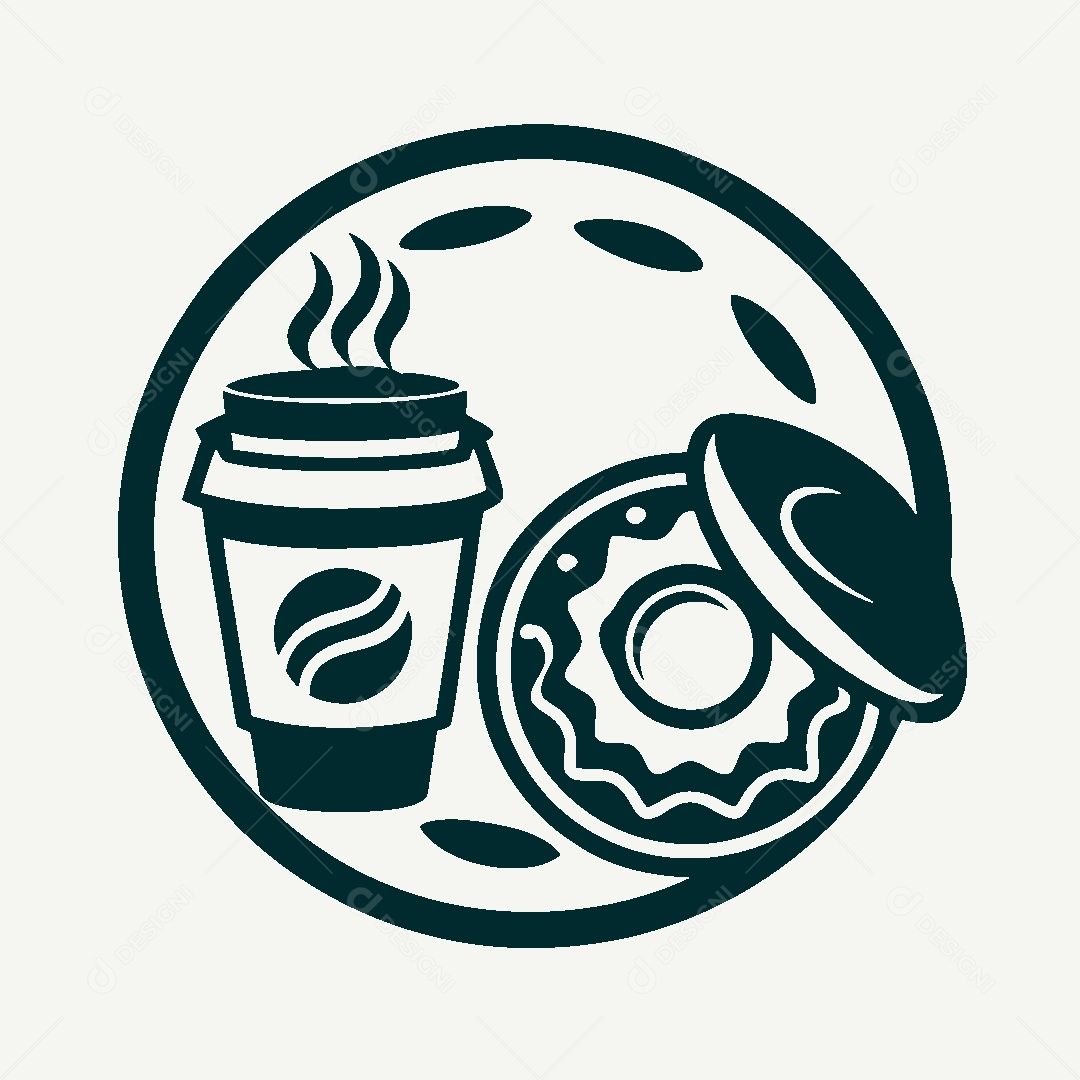 Modelo de Logo de Cafeteria Vetor EPS