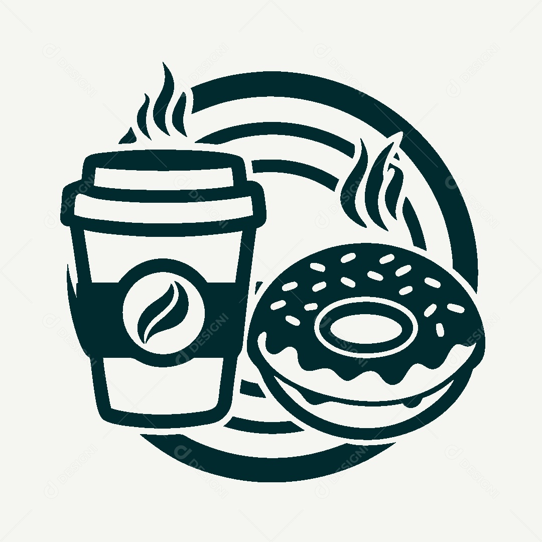 Modelo de Logo de Cafeteria Vetor EPS