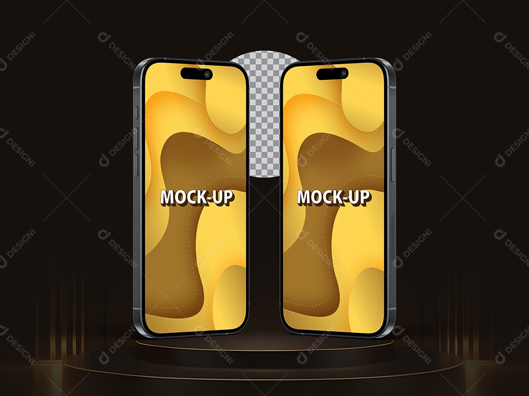 Mockup de Smartphones PSD