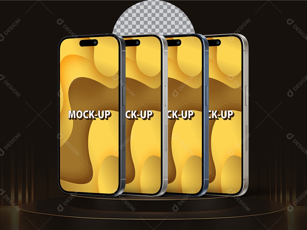 Mockup de Smartphones PSD