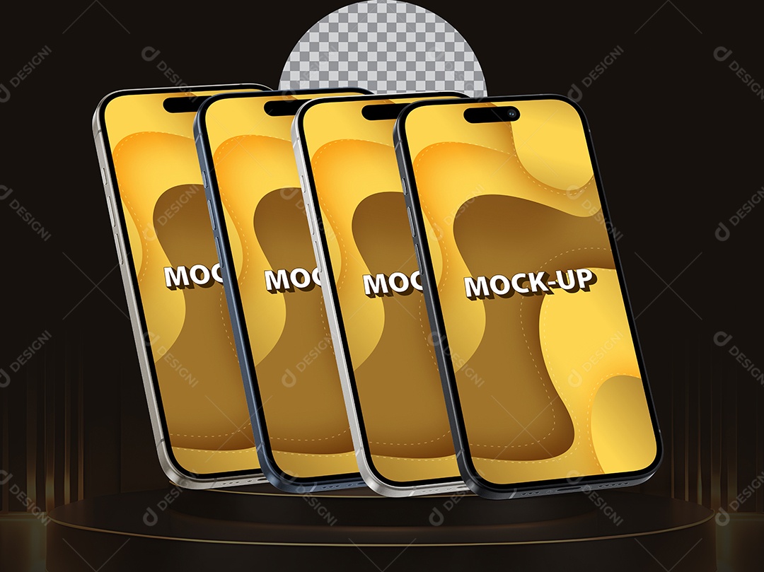 Mockup de Smartphones PSD