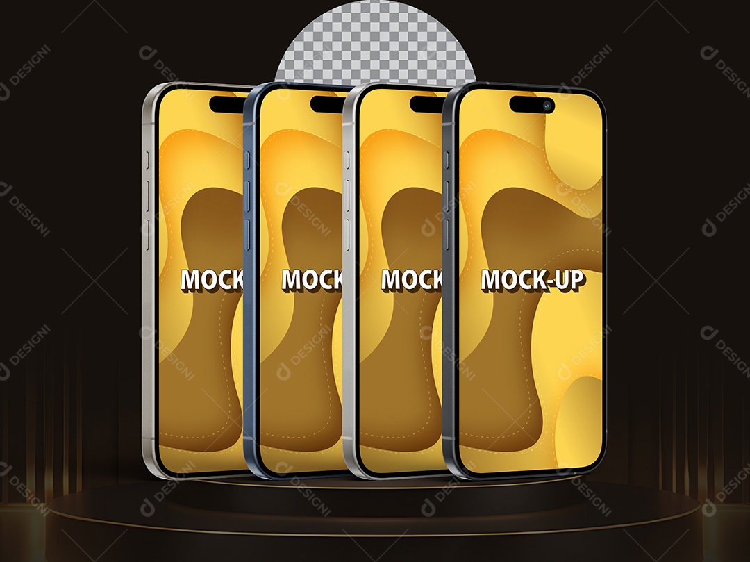 Mockup de Smartphones PSD