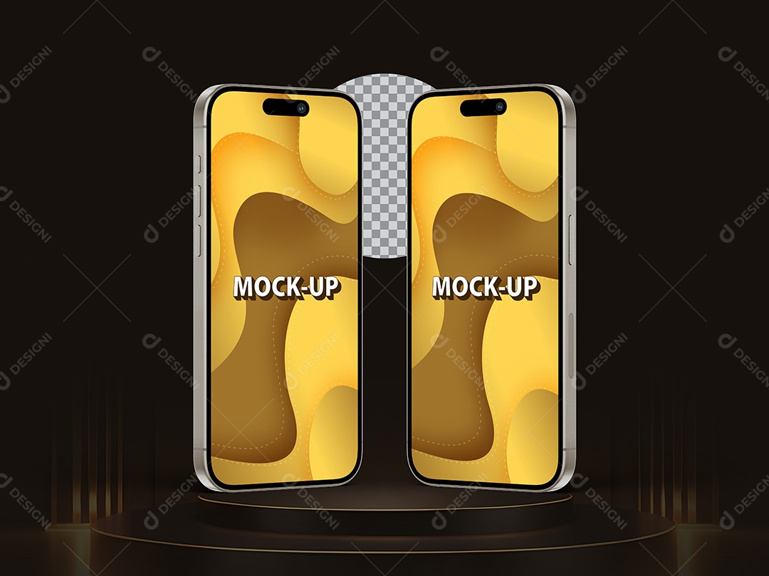 Mockup de Smartphones PSD