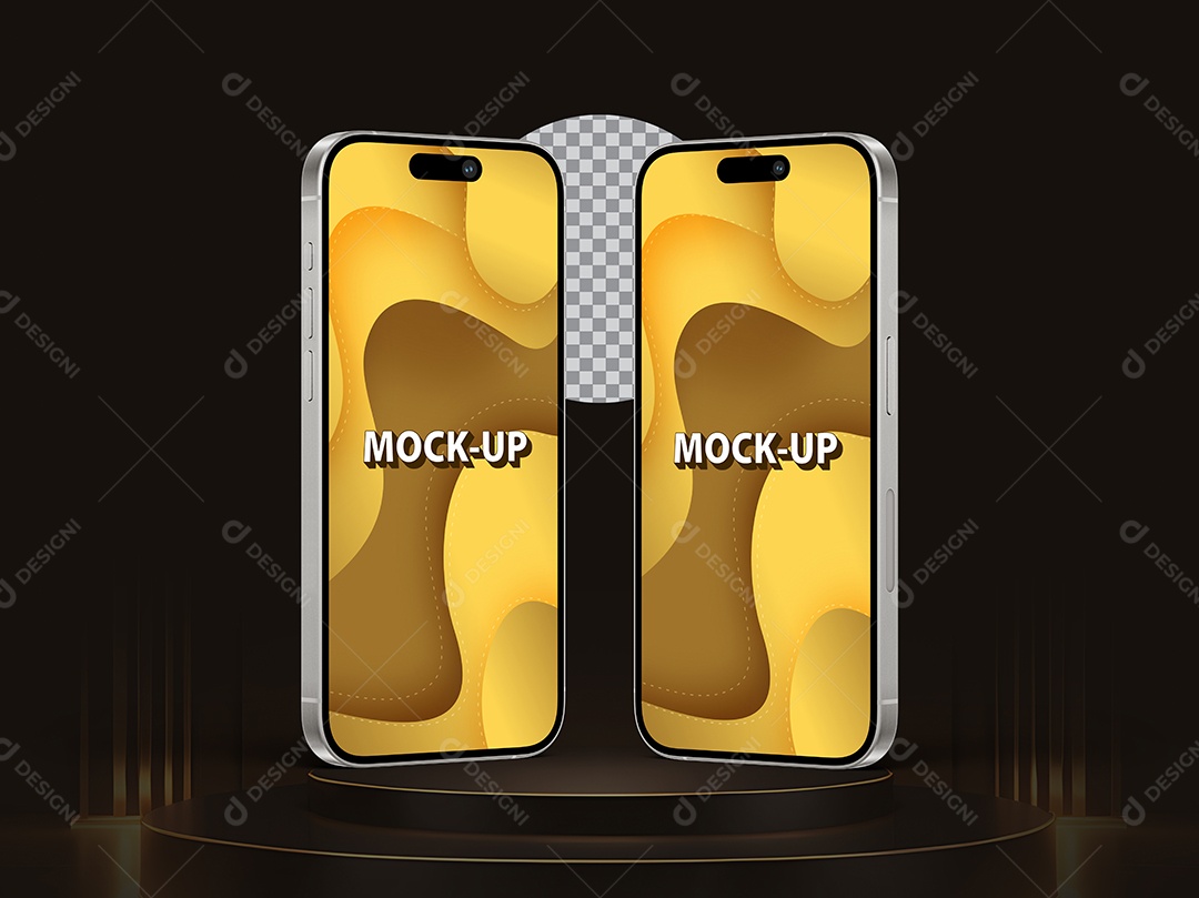 Mockup de Smartphones PSD
