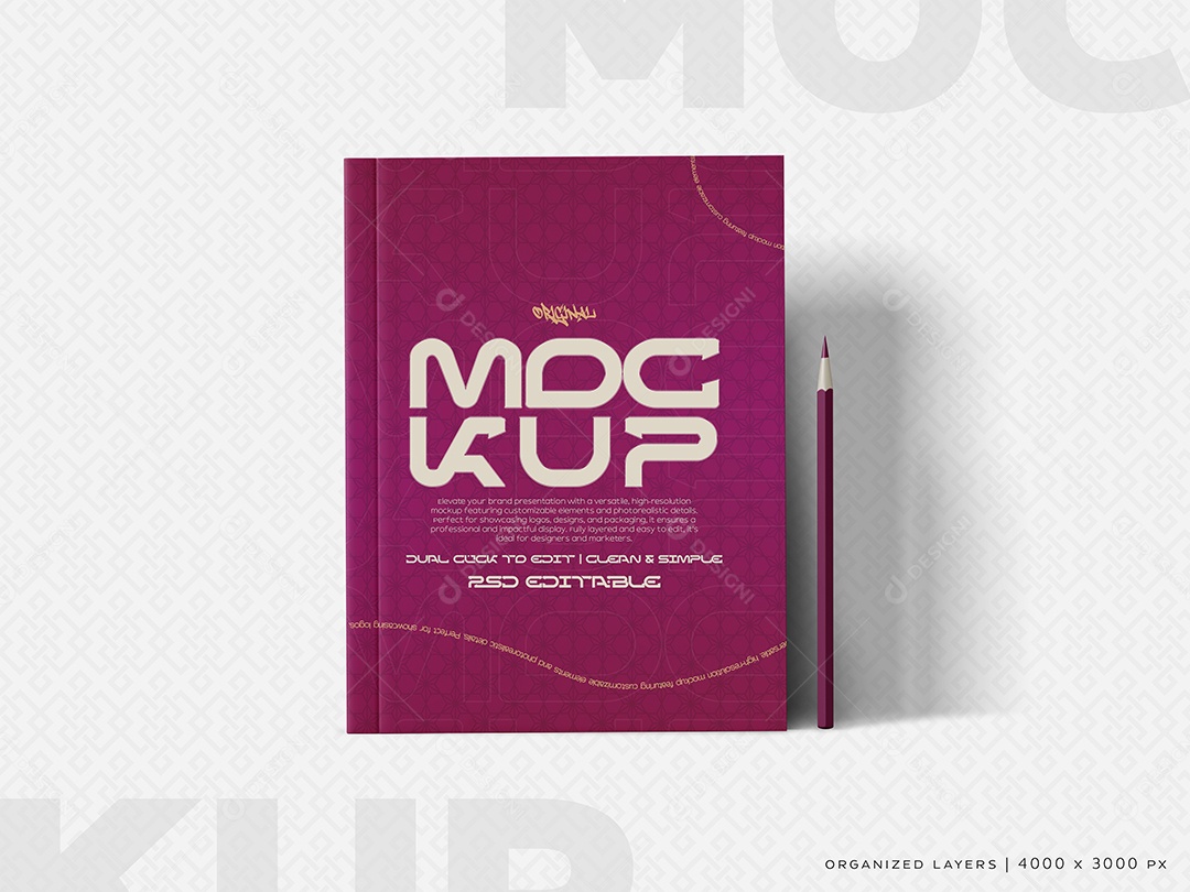 Mockup Papelaria PSD Editável