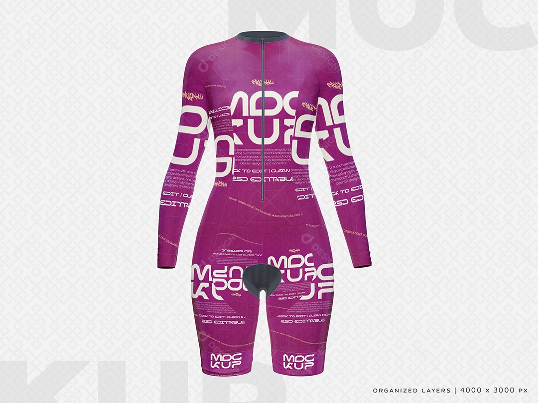 Mockup Kit Roupa De Academia Feminina PSD Editável