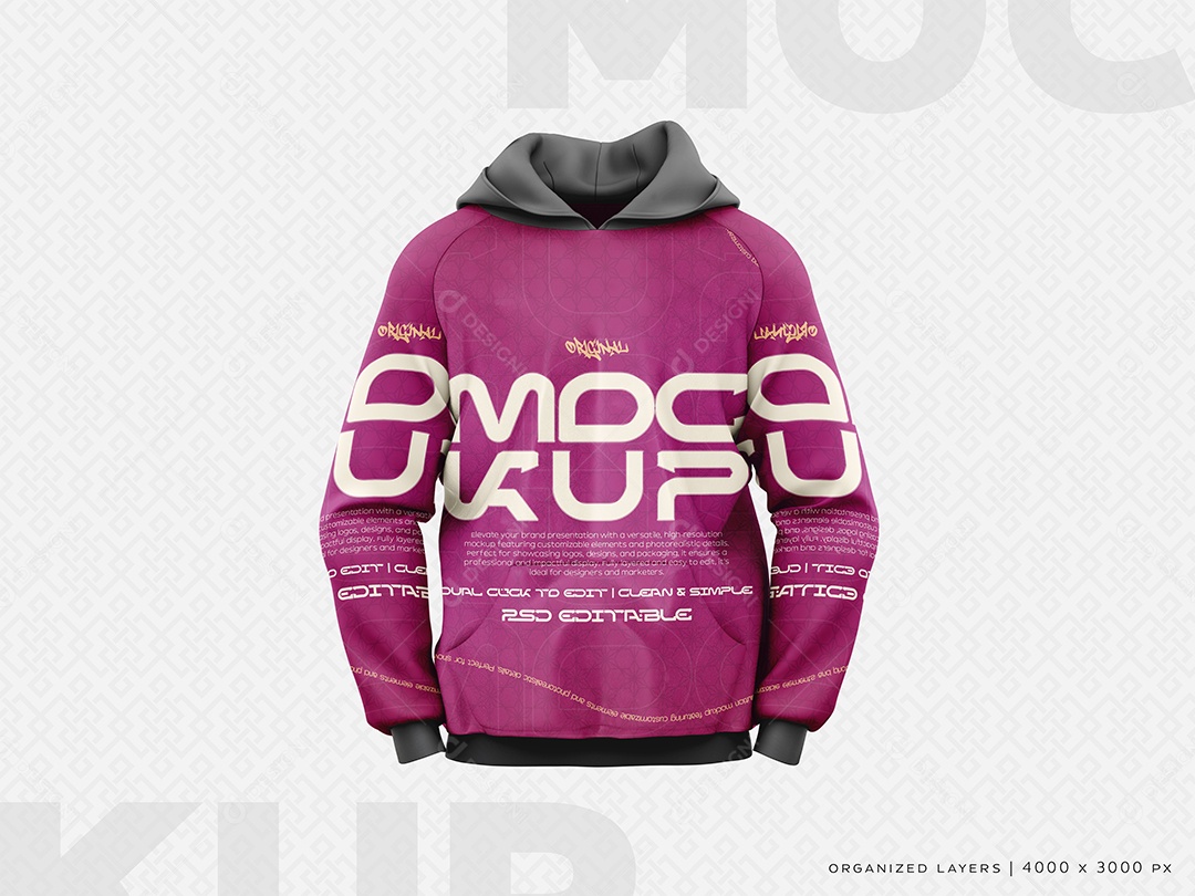 Mockup Moletom PSD Editável