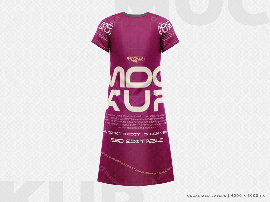 Mockup de Vestido PSD Editável