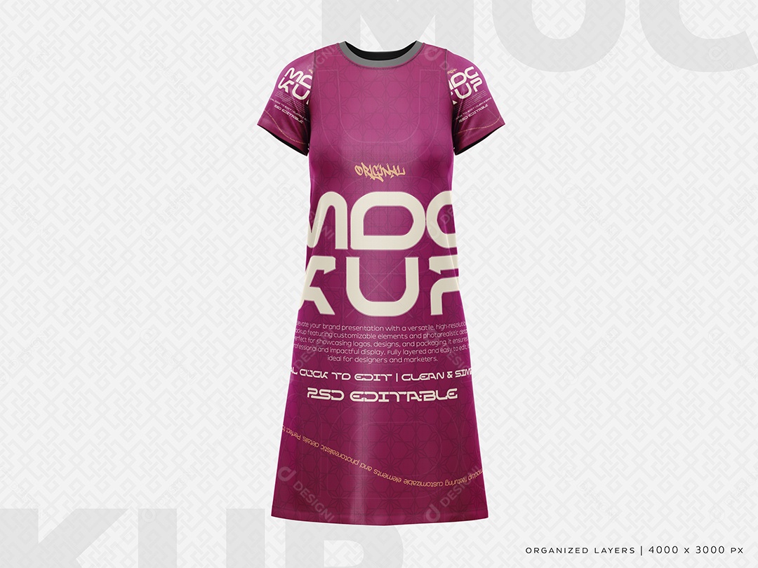 Mockup de Vestido PSD Editável