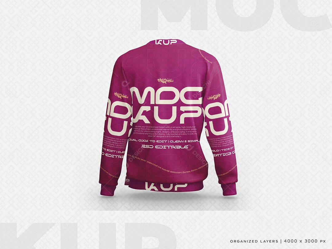 Mockup Moletom PSD Editável