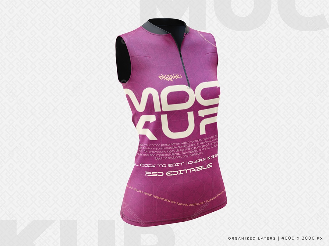 Camisa Gola Polo Mockup PSD Editável