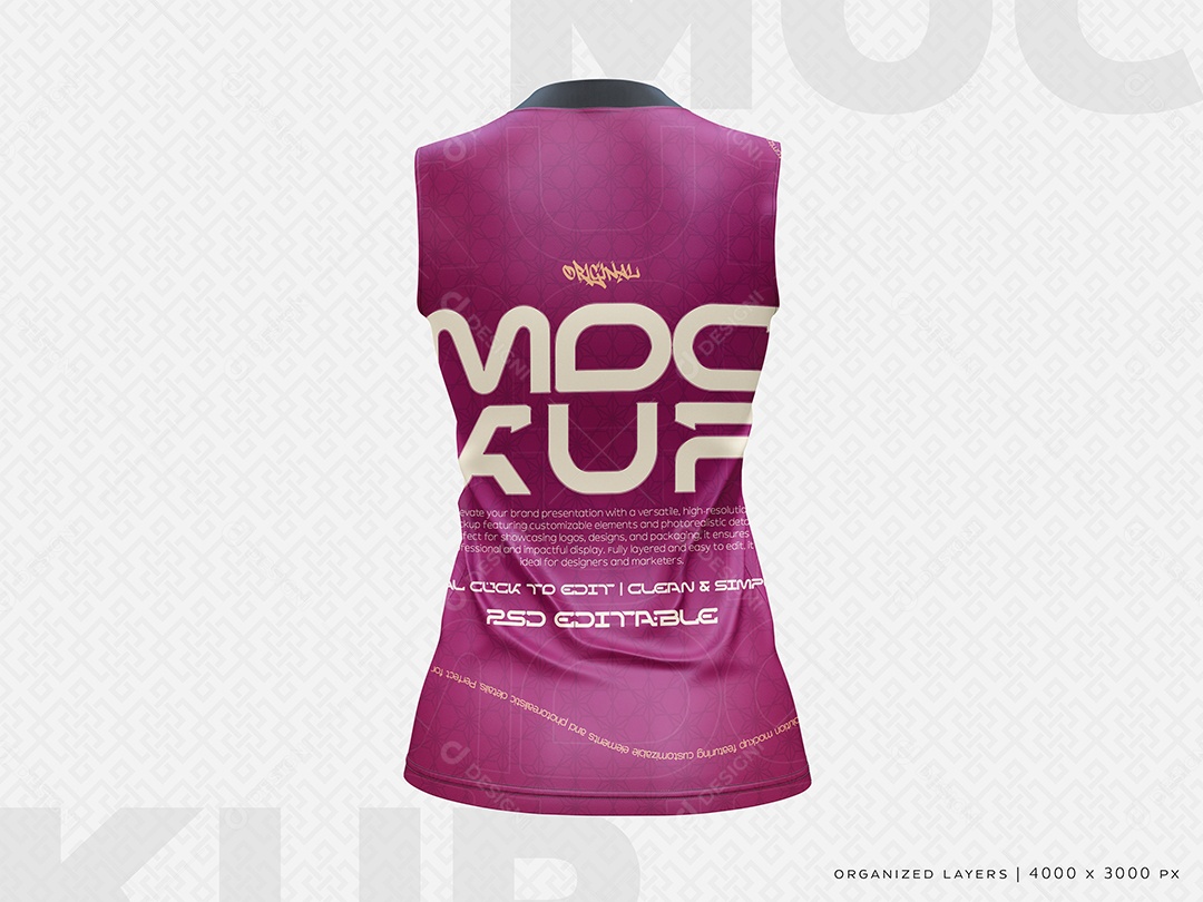 Camisa Gola Polo Mockup PSD Editável