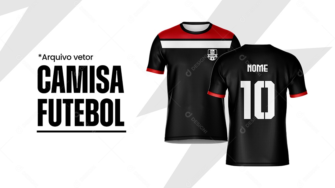 Modelo de Camisa de Futebol EPS + AI
