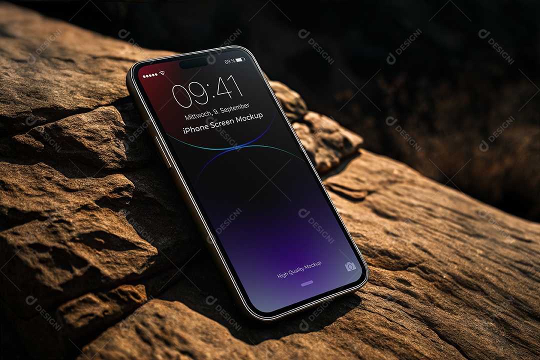 IPhone Celular Smartphone Mockup PSD