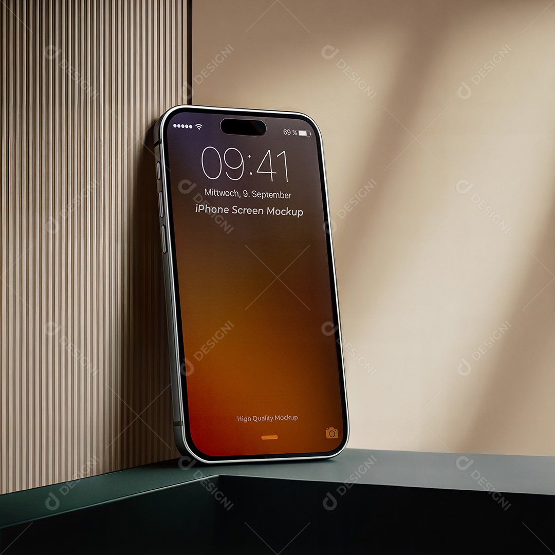 IPhone Celular Smartphone Mockup PSD