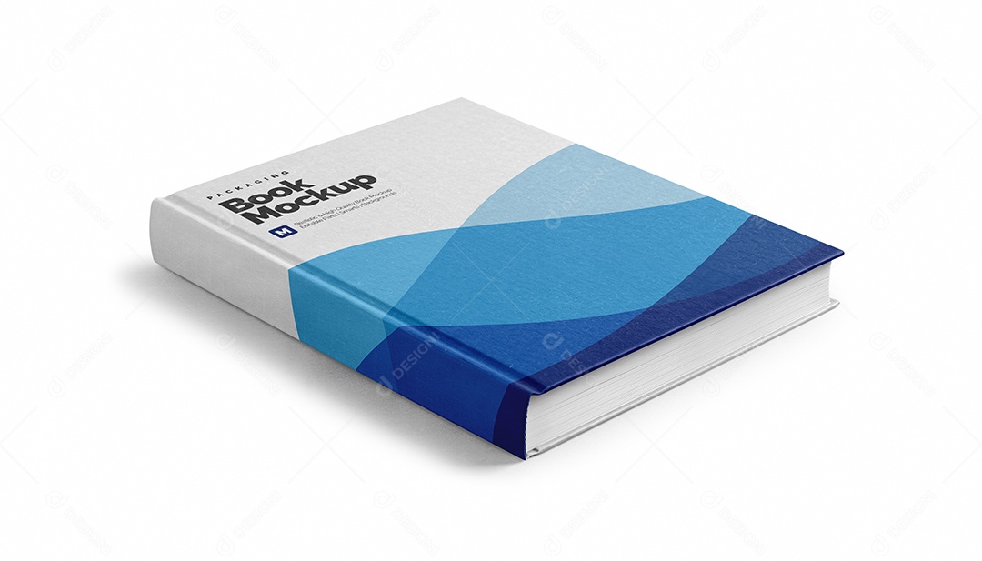 Livro de Capa Dura PSD Editável Mockup