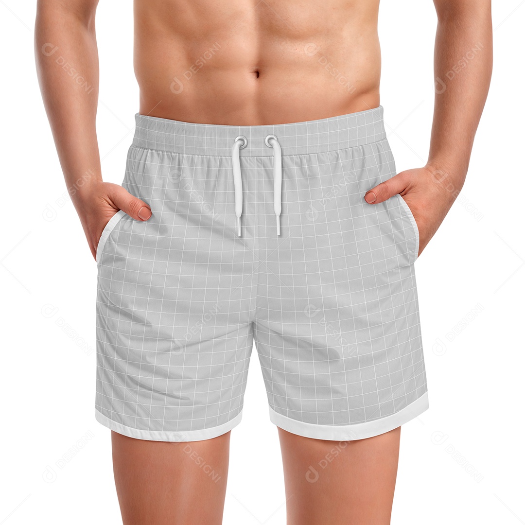 Mockup Short Masculino PSD Editável