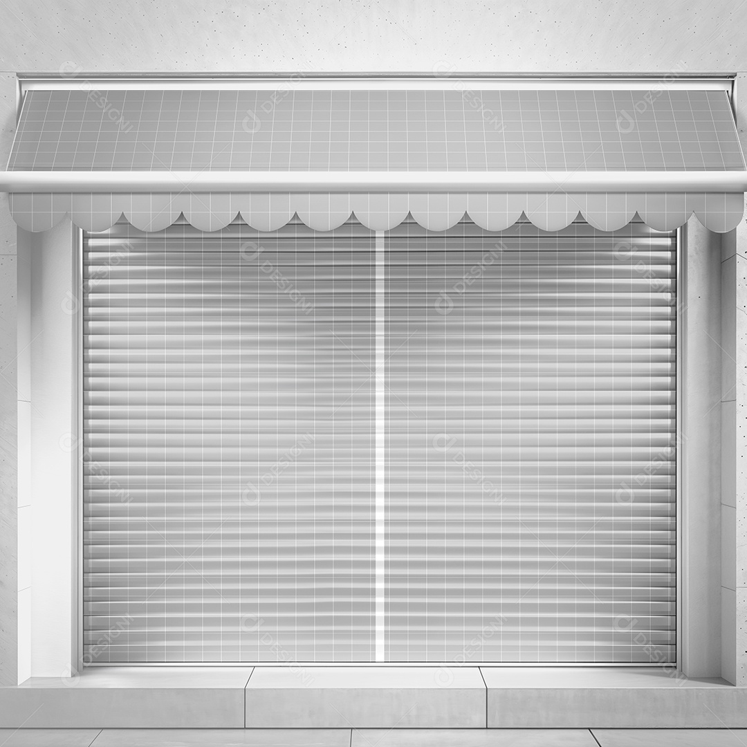 Porta de Venda Moskup PSD Editável